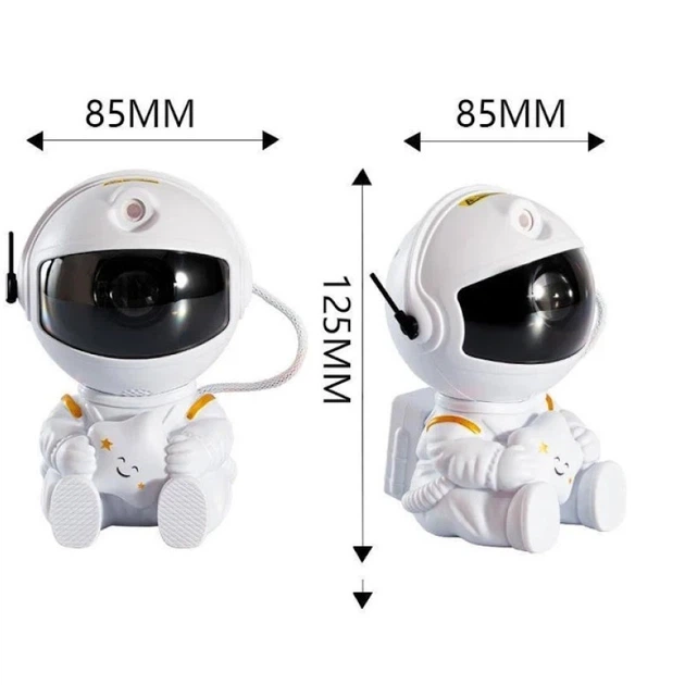 Детский ночник проектор звездного неба Астронавт Sky Star Astronaut Lamp лазерный проектор галактики с пультом - изображение 3