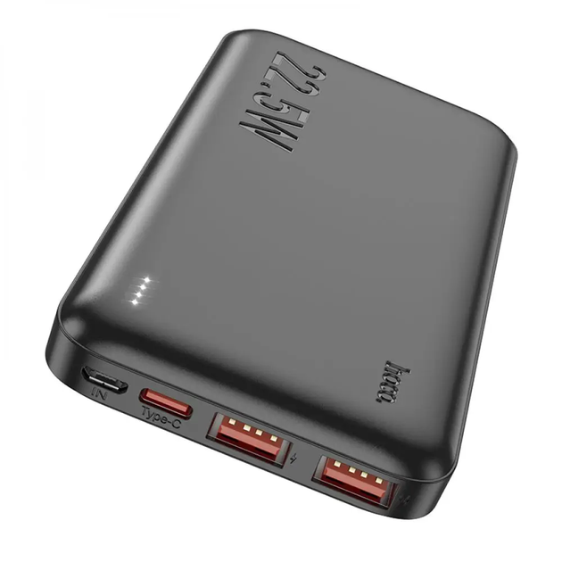Зовнішній акумулятор HOCO J101 Astute 22.5W fully compatible power bank(10000mAh) Black - изображение 3