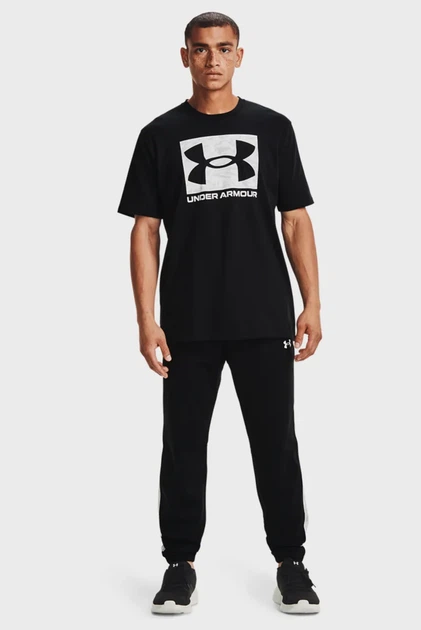 Чоловіча чорна футболка UA ABC CAMO BOXED LOGO SS Under Armour L 1361673-001 - зображення 2