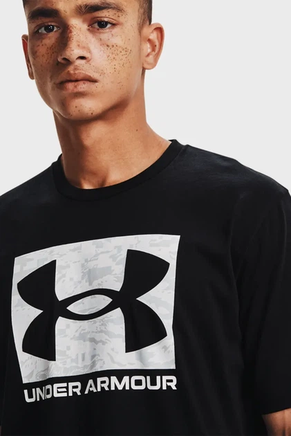 Чоловіча чорна футболка UA ABC CAMO BOXED LOGO SS Under Armour L 1361673-001 - зображення 4