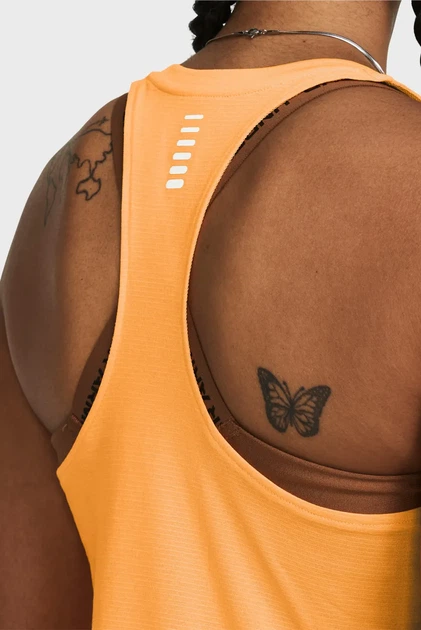 Жіноча помаранчева майка UA Launch Singlet Under Armour MD 1382436-803 - изображение 2