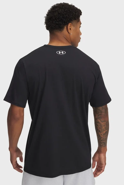 Чоловіча чорна футболка UA CAMO CHEST STRIPE SS Under Armour XL 1376830-002 - изображение 2