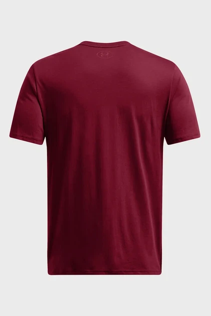 Чоловіча бордова футболка UA TEAM ISSUE WORDMARK SS Under Armour M 1329582-625 - изображение 4