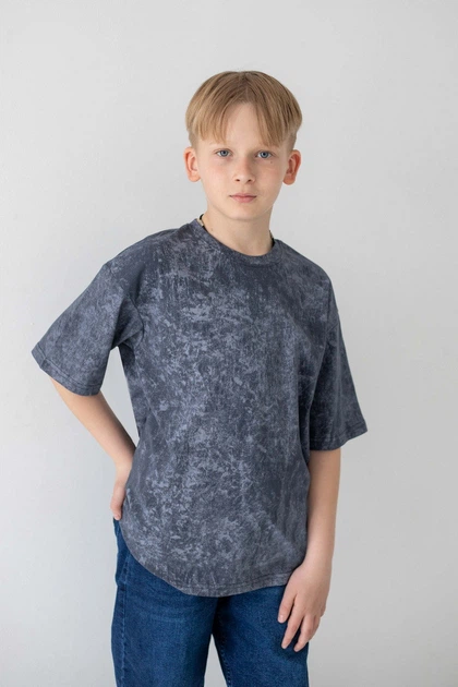 Футболка для хлопчика Stylebaby (2959-154сір) Зріст 164 см Графіт - Фото 2 Футболка для хлопчика Stylebaby (2959-154сір) Зріст 164 см Графіт - зображення 2