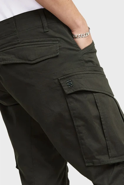 Чоловічі темно-сірі карго Rovic G-Star RAW 28-32 D02190,5126 - изображение 4