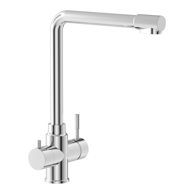 Смеситель для кухни с подключением к фильтру IMPRESE ARGO-S f03409016JC, хром - Фото 1 Смеситель для кухни с подключением к фильтру IMPRESE ARGO-S f03409016JC, хром - изображение 1