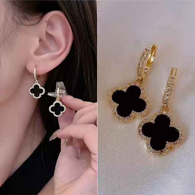 Сережки в стилі Ван Кліф, Конюшина.стиль Van Cleef - зображення 2