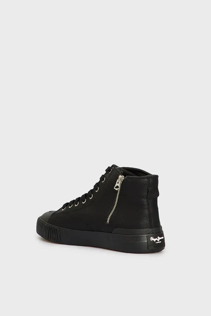 Чоловічі чорні кеди BEN MOON M Pepe Jeans 41 PMS31064 - Фото 5 Чоловічі чорні кеди BEN MOON M Pepe Jeans 41 PMS31064 - зображення 5