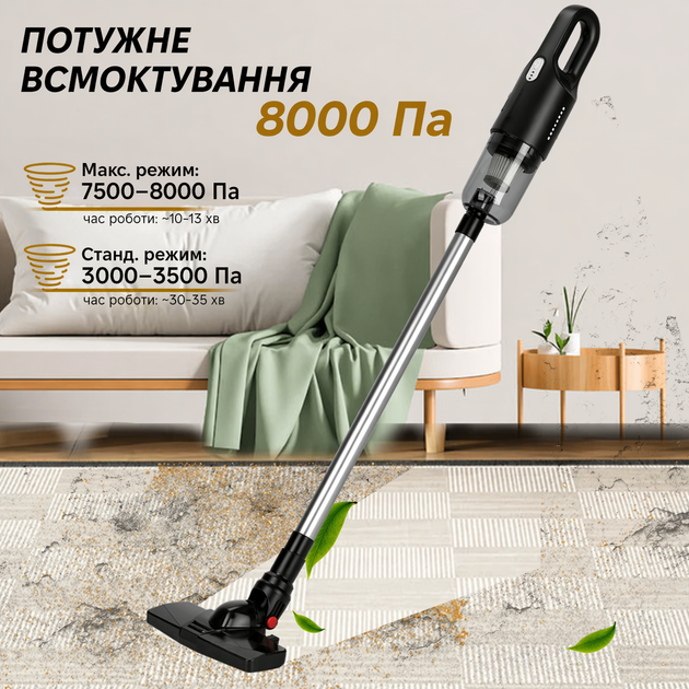 Аккумуляторный пылесос Inspire A-031 Black - изображение 3
