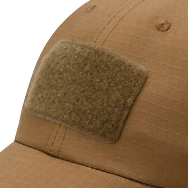 Кепка літня Lite Cap Coyote з вентиляцією та панеллю під патчі Rip-Stop one size - зображення 3