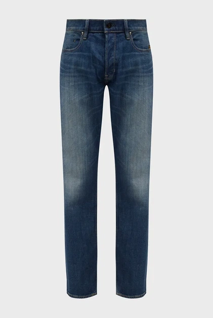 Чоловічі сині джинси Mosa Straight G-Star RAW 32-34 D23692,D498 - зображення 5