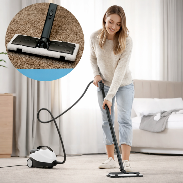 Пароочисник для дому парова швабра Diego HDS7000W-PRO 2000 Вт 4 бари - изображение 11