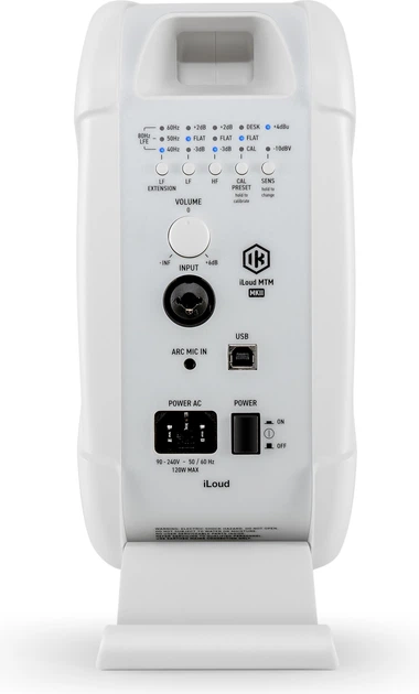 Aktywny monitor studyjny IK Multimedia iLoud MTM MKII White (8025813934030) - obraz 6