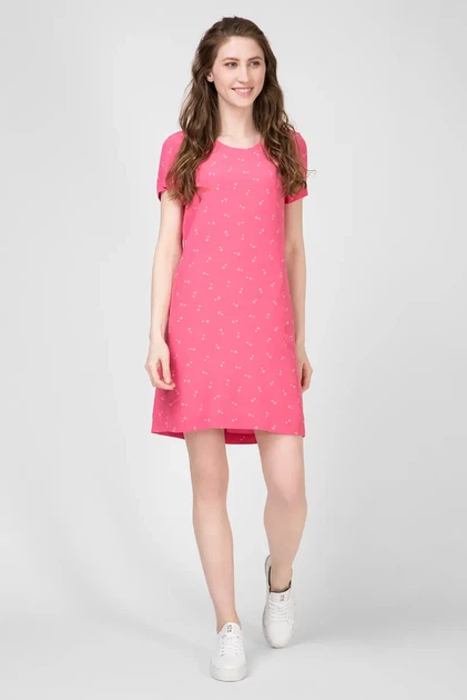 Жіноче плаття з візерунком CLASSIC SHIFT MICRO PRINT Gant 36 4501069 - Фото 2 Жіноче плаття з візерунком CLASSIC SHIFT MICRO PRINT Gant 36 4501069 - зображення 2