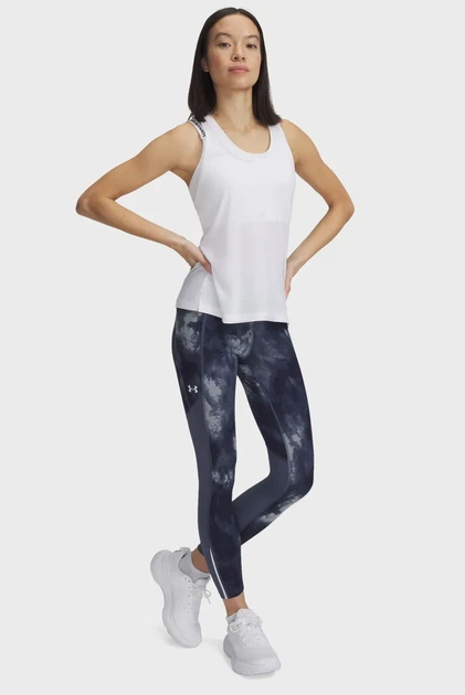 Жіночі темно-сірі тайтси UA Launch Ankle Print Tights Under Armour XS 1369772-044 - изображение 2