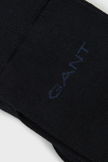 Чоловічі темно-сині шкарпетки (3 пари) MERCERIZED COTTON Gant 40-42 9960263 - изображение 2