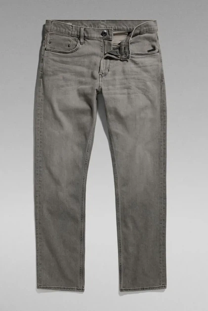 Чоловічі сірі джинси Mosa Straight G-Star RAW 36-32 D23692,D497 - зображення 4
