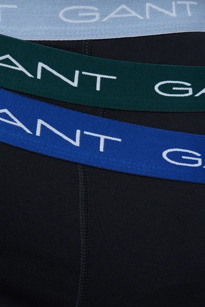 Чоловічі чорні боксери (3 шт) TRUNK Gant S 902333003 - зображення 6