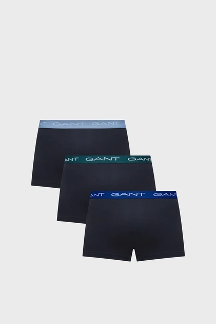 Чоловічі чорні боксери (3 шт) TRUNK Gant S 902333003 - зображення 7