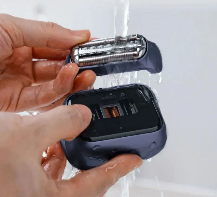 Электробритва Laifen P3 Pro Dark Blue — Двойной линейный двигатель 12000 об/мин, корпус из авиационного алюминия и система ArcBlade - изображение 3