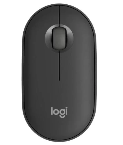 Миша бездротова Logitech Pebble Mouse 2 M350s, Tonal Graphite, Bluetooth / USB Logi Bolt, 400-4000 dpi, 3 кнопки, 1xAA, *Logi Bolt у комплекті не йде (910-007015) - Фото 1 Миша бездротова Logitech Pebble Mouse 2 M350s, Tonal Graphite, Bluetooth / USB Logi Bolt, 400-4000 dpi, 3 кнопки, 1xAA, *Logi Bolt у комплекті не йде (910-007015) - изображение 1