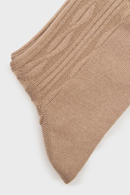 Жіночі бежеві шкарпетки CABLE KNIT SOCKS Gant 36-38 4960259 - изображение 2