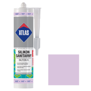 Герметик силіконовий санітарний ATLAS SILTON S 0117 фіолетовий 280ml - Фото 1 Герметик силіконовий санітарний ATLAS SILTON S 0117 фіолетовий 280ml - зображення 1