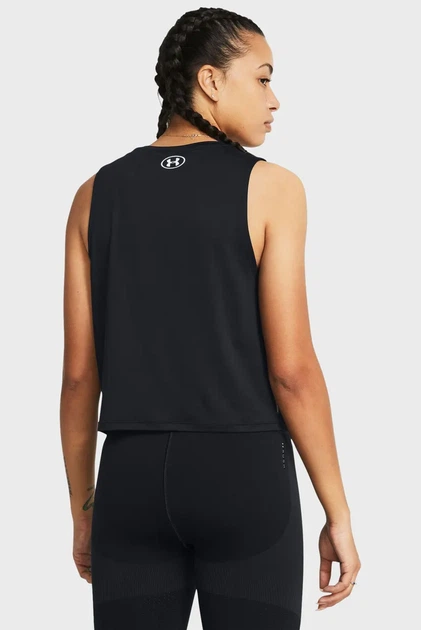 Жіноча чорна майка Vanish Energy Crop Tank Under Armour XS 1383654-001 - изображение 2