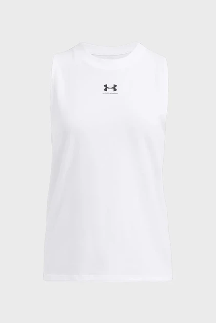 Майка жіноча UA Rival Muscle Tank Under Armour MD 1383659-100 - зображення 3