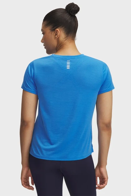 Жіноча синя футболка UA Launch Shortsleeve Under Armour M 1382434-402 - изображение 2