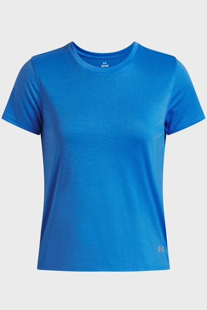 Жіноча синя футболка UA Launch Shortsleeve Under Armour M 1382434-402 - изображение 3
