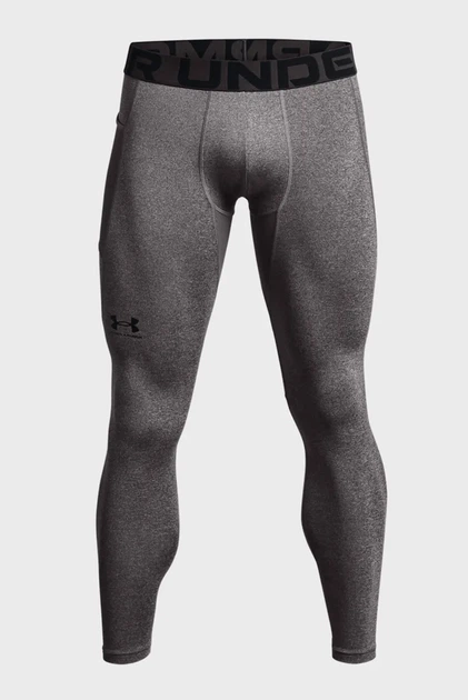 Чоловічі сірі термобрюки UA CG Armour Leggings Under Armour S 1366075-020 - изображение 5