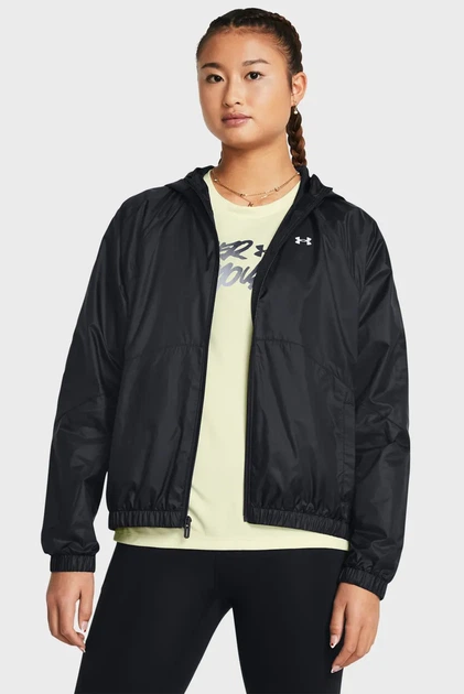 Жіноча чорна вітровка UA SPORT WINDBREAKER JKT Under Armour XXL 1382698-001 - Фото 1 Жіноча чорна вітровка UA SPORT WINDBREAKER JKT Under Armour XXL 1382698-001 - изображение 1