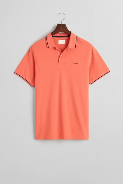 Чоловіче коралове поло TIPPING SS PIQUE POLO Gant XXL 2062034 - изображение 5