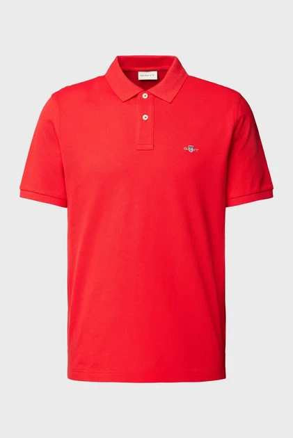 Чоловіче червоне поло REG SHIELD SS PIQUE POLO Gant XXL 2210 - Фото 1 Чоловіче червоне поло REG SHIELD SS PIQUE POLO Gant XXL 2210 - изображение 1