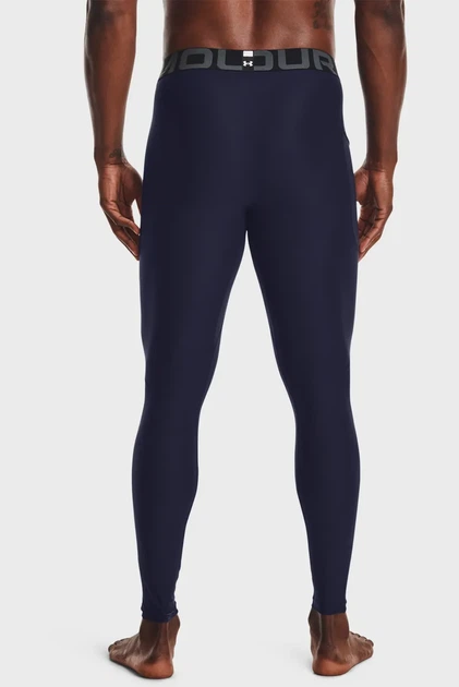 Чоловічі темно-сині тайтси UA HG Armour Leggings Under Armour XL 1361586-410 - изображение 3