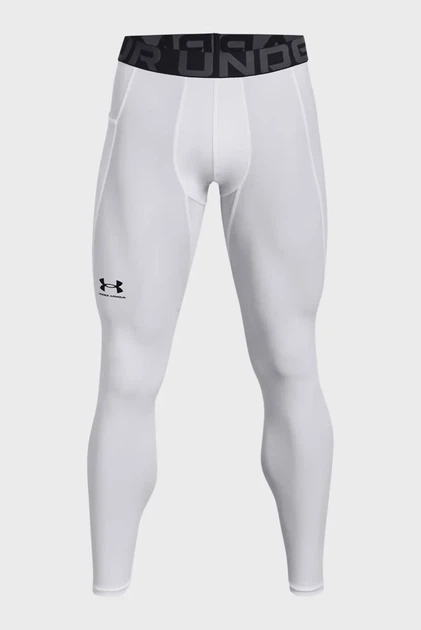 Чоловічі білі тайтси UA HG Armour Leggings Under Armour L 1361586-100 - изображение 6