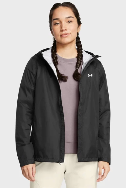 Жіноча чорна вітровка CLOUDSTRIKE JACKET Under Armour S 1374645-002 - Фото 1 Жіноча чорна вітровка CLOUDSTRIKE JACKET Under Armour S 1374645-002 - изображение 1