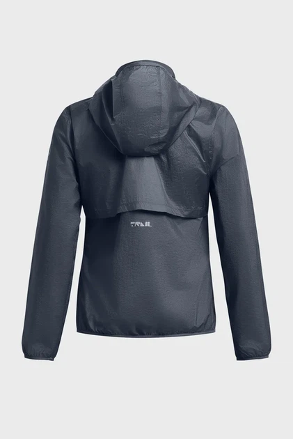 Жіноча темно-сіра вітровка UA Run Trail Jacket-GRY Under Armour XS 1383358-044 - Фото 7 Жіноча темно-сіра вітровка UA Run Trail Jacket-GRY Under Armour XS 1383358-044 - изображение 7