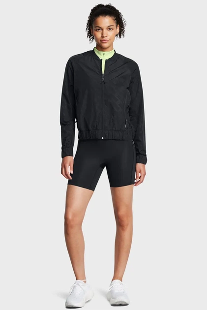 Жіноча чорна вітровка Run Anywhere Jacket Under Armour XL 1386346-001 - зображення 2