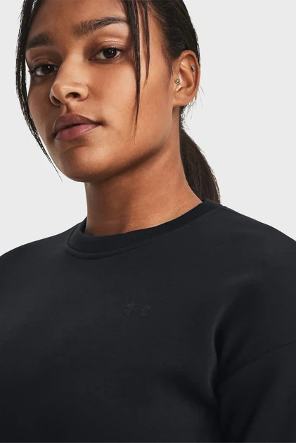 Жіночий чорний світшот Unstoppable Flc Crew Under Armour XS 1379835-001 - зображення 4