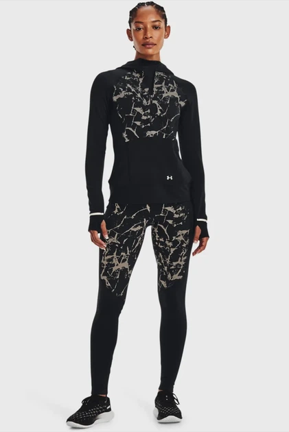 Жіночі чорні тайтси UA OutRun the Cold Tight II Under Armour XL 1373326-001 - изображение 2