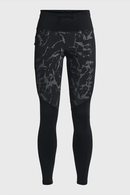 Жіночі чорні тайтси UA OutRun the Cold Tight II Under Armour XL 1373326-001 - изображение 5