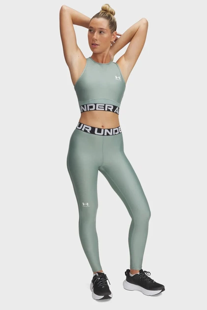 Жіночі мʼятні тайтси UA HG Legging Under Armour S 1383559-348 - изображение 2