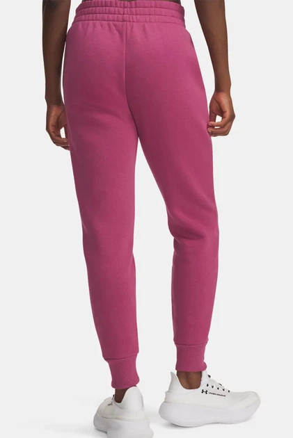 Жіночі рожеві спортивні штани UA Rival Fleece Jogger Under Armour S 1379438-659 - изображение 3