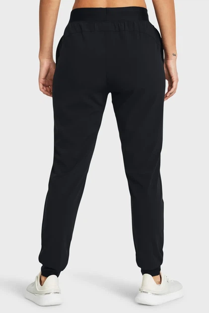 Жіночі чорні спортивні штани ArmourSport High Rise Wvn Pnt Under Armour XS 1382727-001 - зображення 3