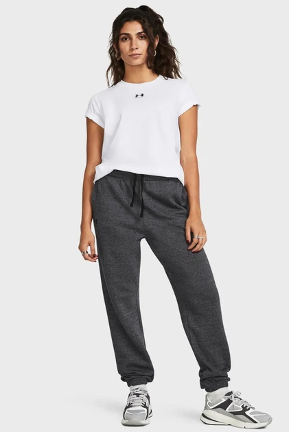 Жіночі темно-сірі спортивні штани UA Rival Terry Jogger Under Armour XS 1382735-025 - Фото 2 Жіночі темно-сірі спортивні штани UA Rival Terry Jogger Under Armour XS 1382735-025 - изображение 2
