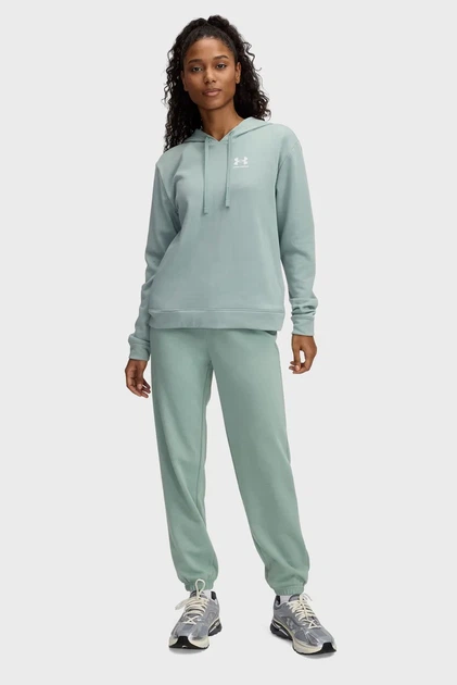 Жіночі м'ятні спортивні штани UA Rival Terry Jogger Under Armour XS 1382735-348 - изображение 2