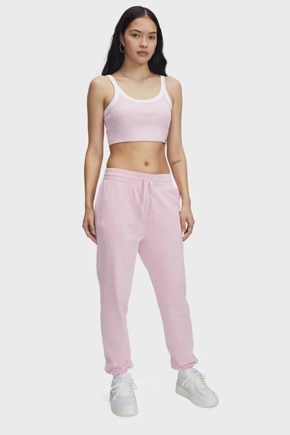 Жіночі рожеві спортивні штани UA Rival Terry Jogger Under Armour XL 1382735-647 - изображение 2
