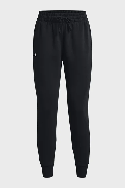 Жіночі чорні спортивні штани UA Rival Fleece Jogger Under Armour S 1379438-001 - изображение 5